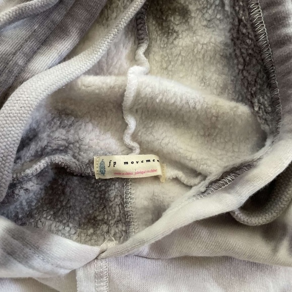 Free People Work It Out Tie Dye Hoodie-Size Medium - Picture 7 of 8